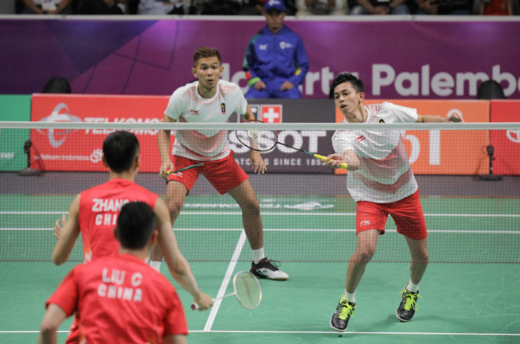Hari Kedua Indonesia Open 2019: Sempat Kalah di Set Pertama, Fajar/Alfian Kalahkan Ganda China 