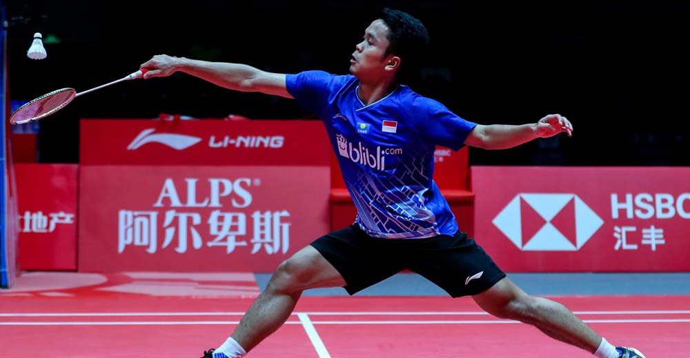 BWF World Tour Finals 2019: Kalahkan Andalan Tuan Rumah, Anthony Ginting ke Final 