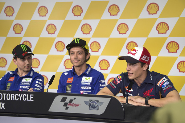 Rossi Marquez konferensi pers MotoGP Malaysia 2015