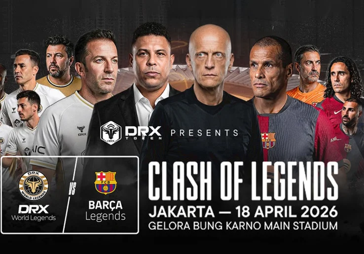 Clash of Legends 2026: Deretan Legenda Dunia Tiba-Tiba Manggung di GBK, dari Del Piero sampai Rivaldo