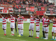 Gembiranya David Laly Cetak Gol untuk Madura United ke Gawang Borneo FC