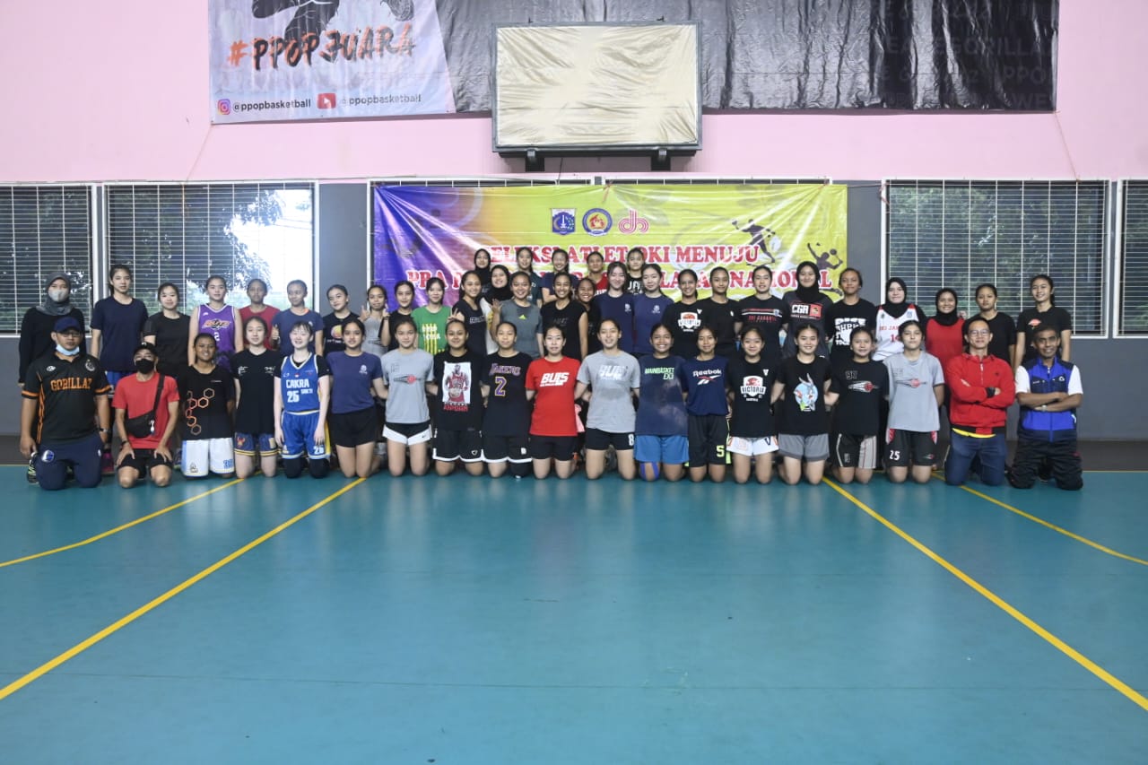 Persiapan Pra POPNAS, Dispora DKI Jakarta Gelar Seleksi Tim Basket Putri