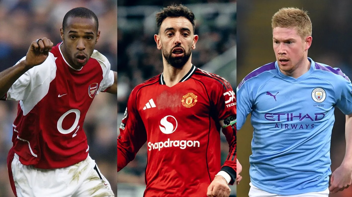 Sukses Lewati David Beckham, Bruno Fernandes Kini Kejar Rekor Kevin De Bruyne dan Thierry Henry
