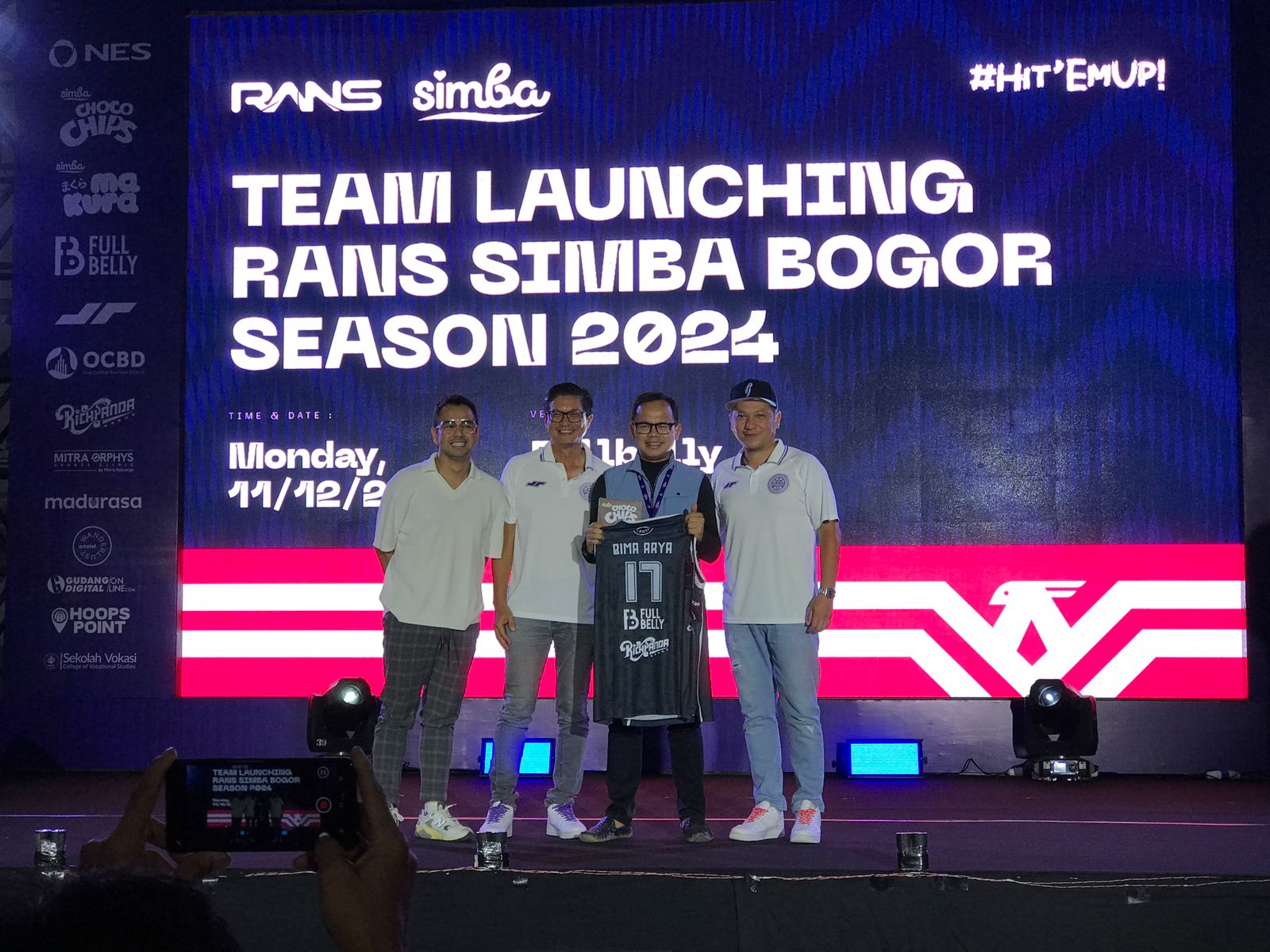 Bersama Cacing, RANS Simba Bogor Optimistis Tatap IBL 2024