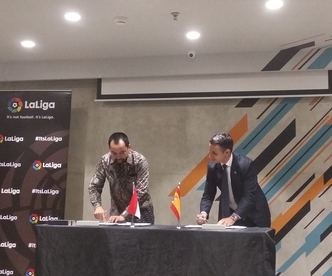 Luis Milla Beri Masukan terhadap LaLiga untuk Kerja Sama dengan PT LIB