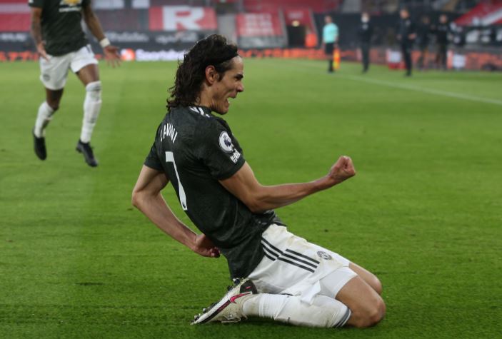 Edinson Cavani, Striker Nomor 9 yang Dibutuhkan Manchester United