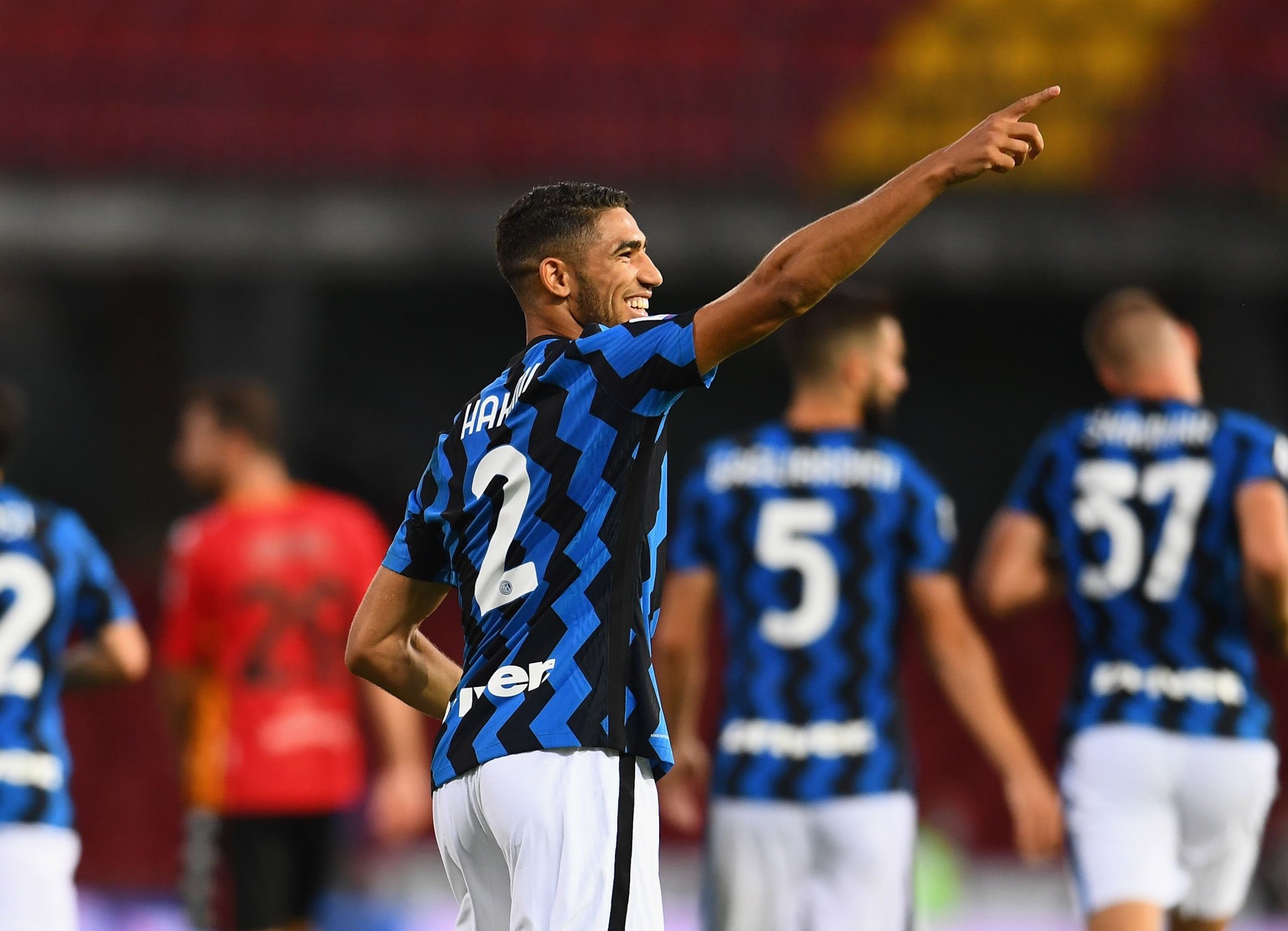 Bulan Madu Menyenangkan Achraf Hakimi dengan Inter Milan