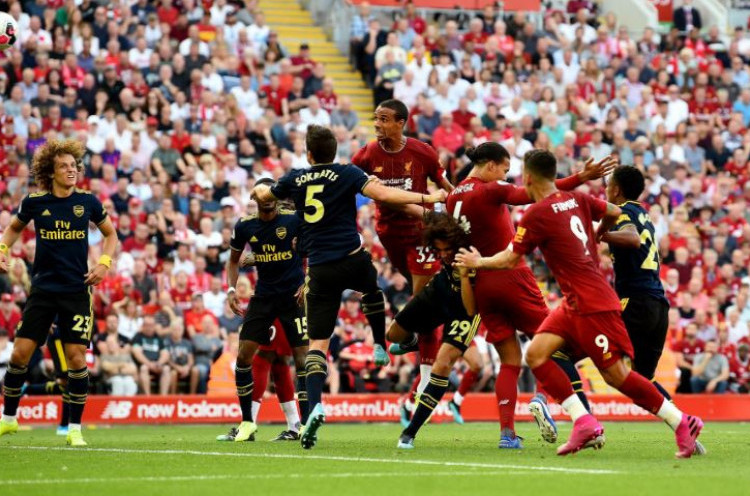 8 Statistik Menarik dari Laga Liverpool Kontra Arsenal di Anfield: 12 Kemenangan Beruntun The Reds