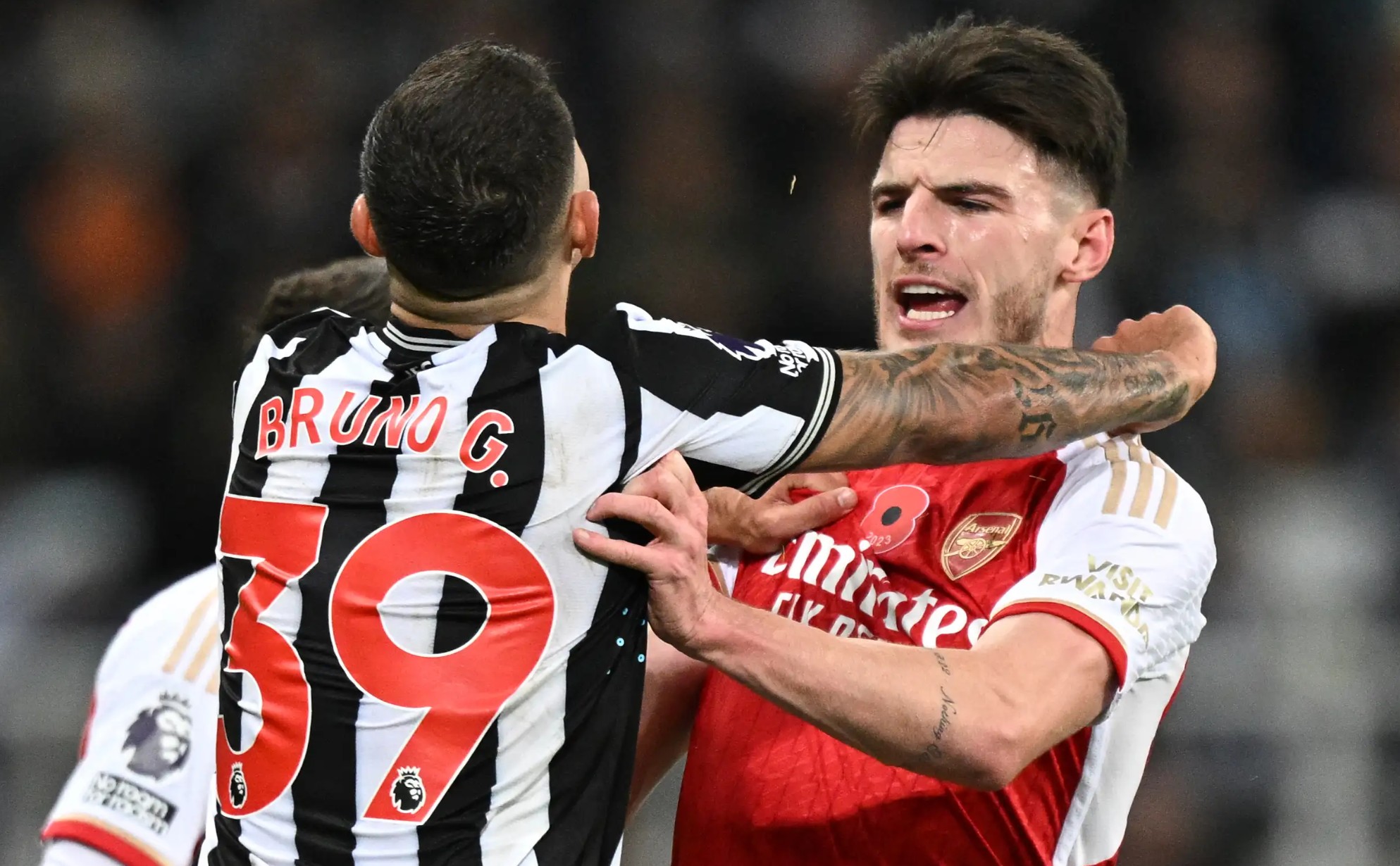 Gabung Arsenal, Bruno Guimaraes Berdamai dengan Declan Rice