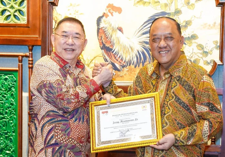 Berkontribusi Besar untuk Dunia Olahraga, Jerry Hermawan Lo Dapat Penghargaan Tokoh Peduli Olahraga dari KONI
