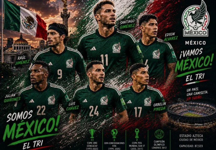 Profil Tim Tuan Rumah Piala Dunia 2026: Timnas Meksiko, El Tricolor dan Efek Pemain Ke-12