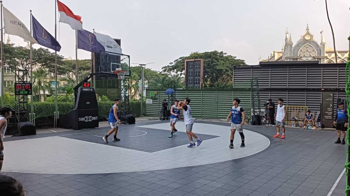Turnamen basket 3x3 di Clash at Carstensz Volume 3. (BolaSkor.com/Gazza Roosaryatama)