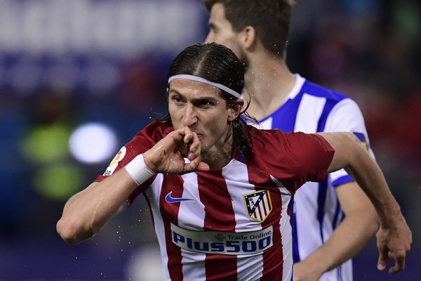 Gol Filipe Luiz Bawa Atletico Raih Kemenangan Atas Sociedad