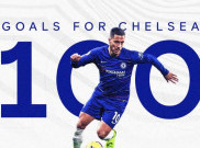 Ukir Sejarah Gol ke-100, Eden Hazard Gaet Status Legenda Chelsea