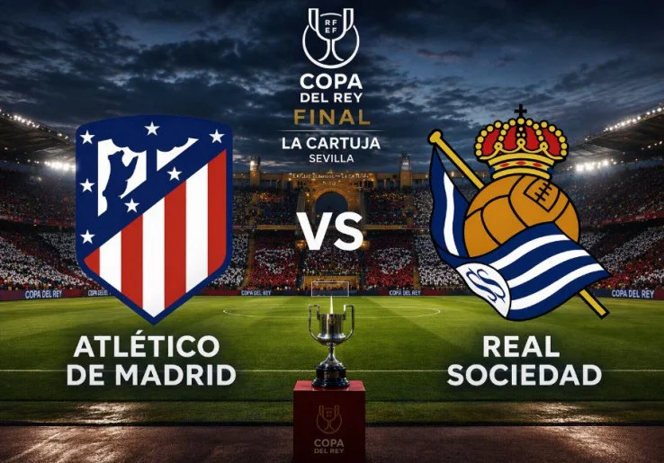 Jadwal Siaran Langsung Final Copa del Rey 2025/2026 Atletico Madrid vs Real Sociedad, Kick-off Minggu (19/04) Dini Hari WIB
