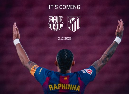 Link Streaming Barcelona vs Atletico Madrid, Rabu 3 Desember 2025