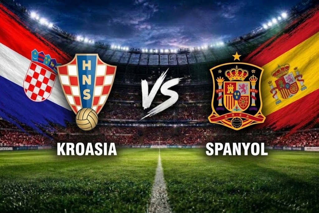 Prediksi dan Link Streaming Kroasia vs Spanyol: La Furia Roja di Atas Angin