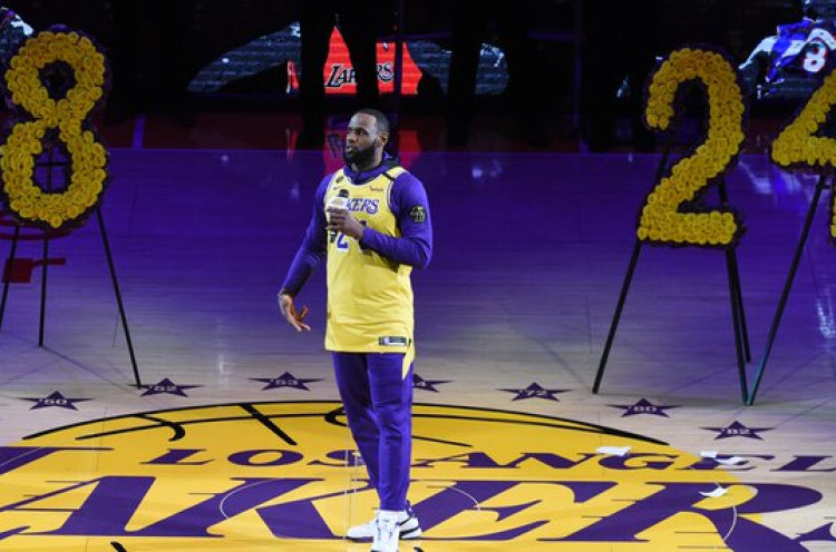 Luapan Hati LeBron James dan Penghormatan Terakhir Lakers untuk Kobe Bryant