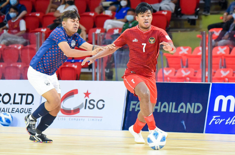 Piala AFF Futsal 2022: Cukur Kamboja 11-2, Timnas Indonesia Lolos Semifinal