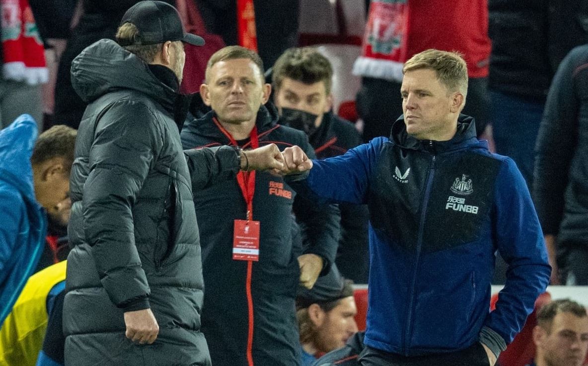 Newcastle United Vs Liverpool, Eddie Howe Tak Berteman dengan Jurgen Klopp