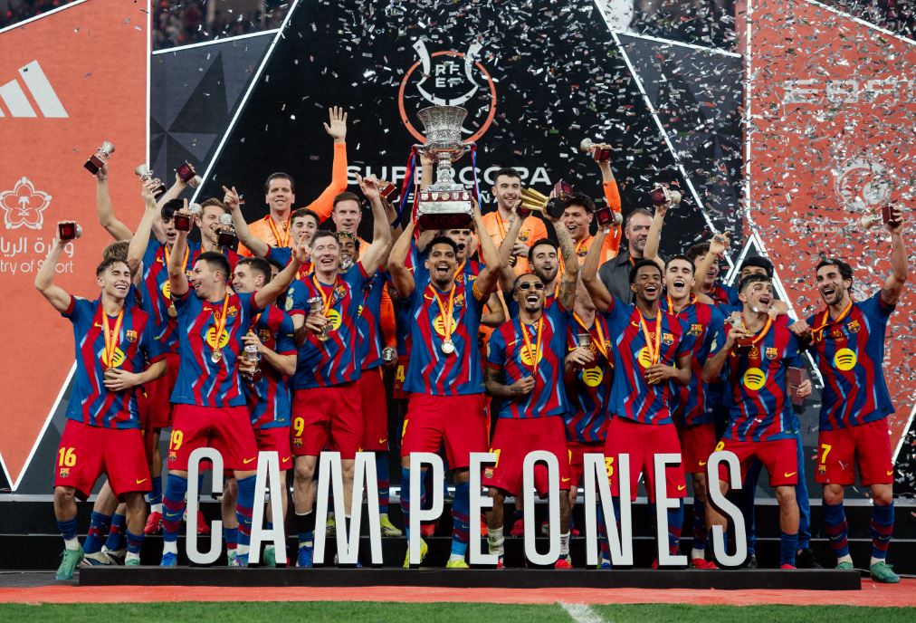 Hasil Laga: Atasi Real Madrid 3-2, Barcelona Pertahankan Gelar Piala Super Spanyol