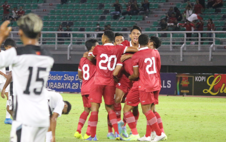 Kualifikasi Piala Asia U-20 2023: Hokky Caraka Hat-trick, Timnas U-20 Bantai Timor Leste
