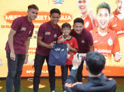 Meet and Greet Pemain Persija di Jakarta Fair Kemayoran Berlangsung Meriah
