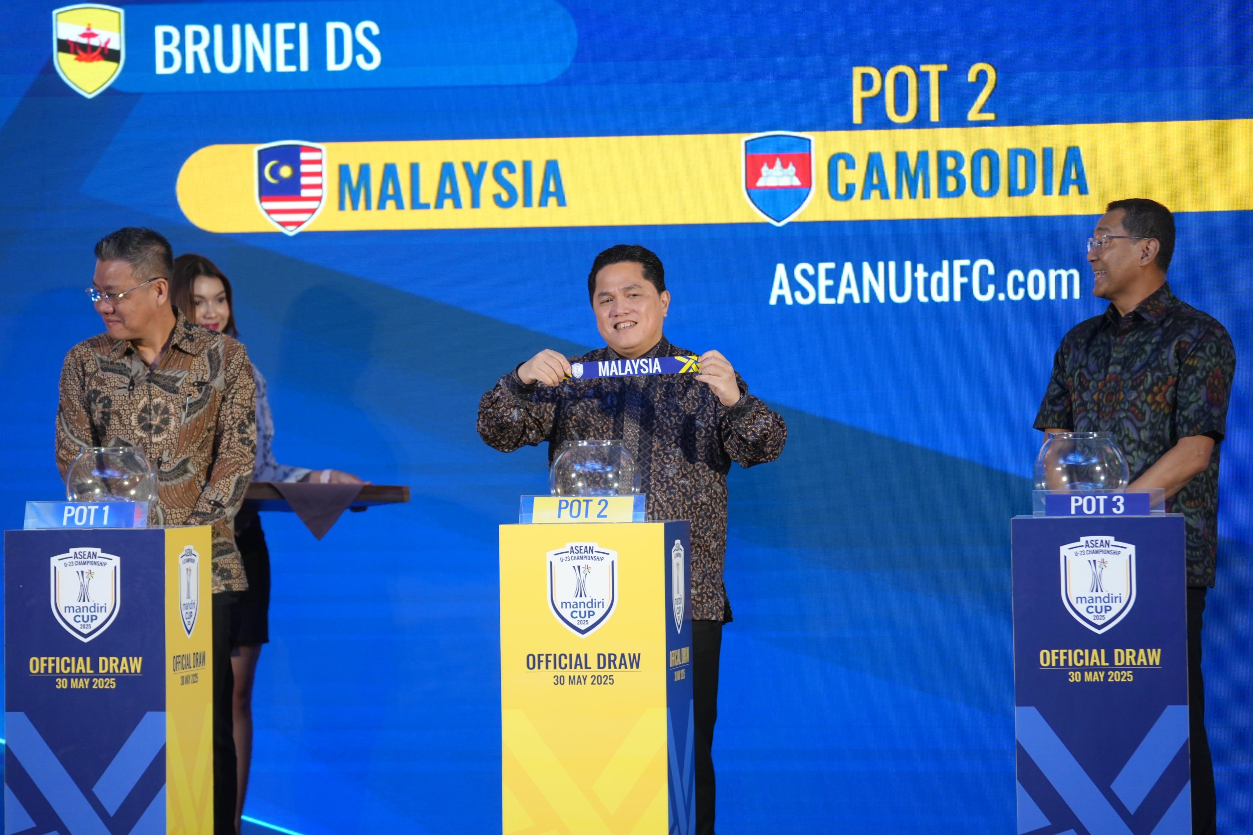 Hasil Undian Piala AFF U-23 2025, Erick Thohir Sambut Timnas Indonesia Satu Grup dengan Malaysia