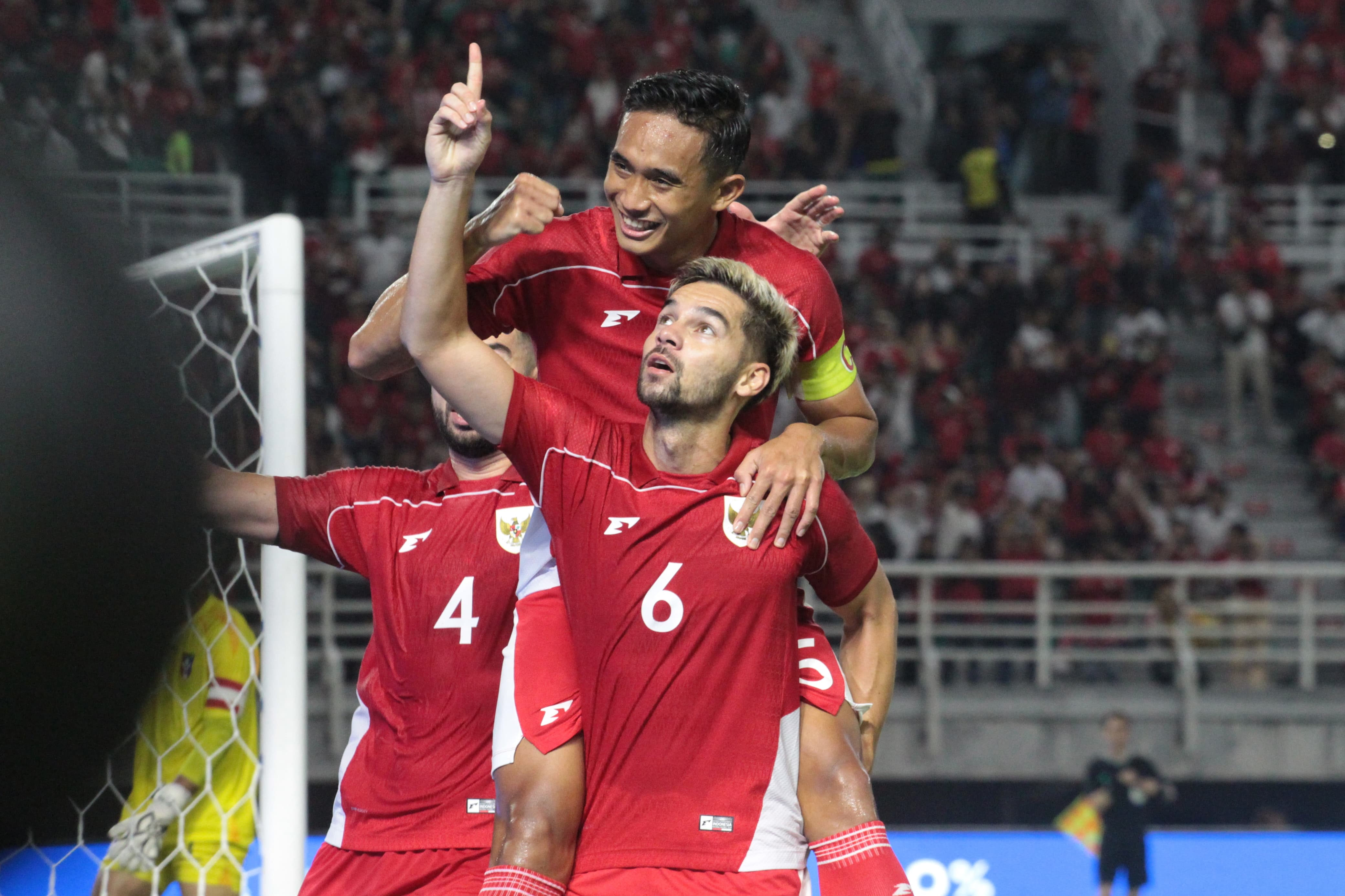 Timnas Indonesia Pesta 6 Gol ke Gawang China Taipei, Mauro Zijlstra dan Miliano Jonathans Debut