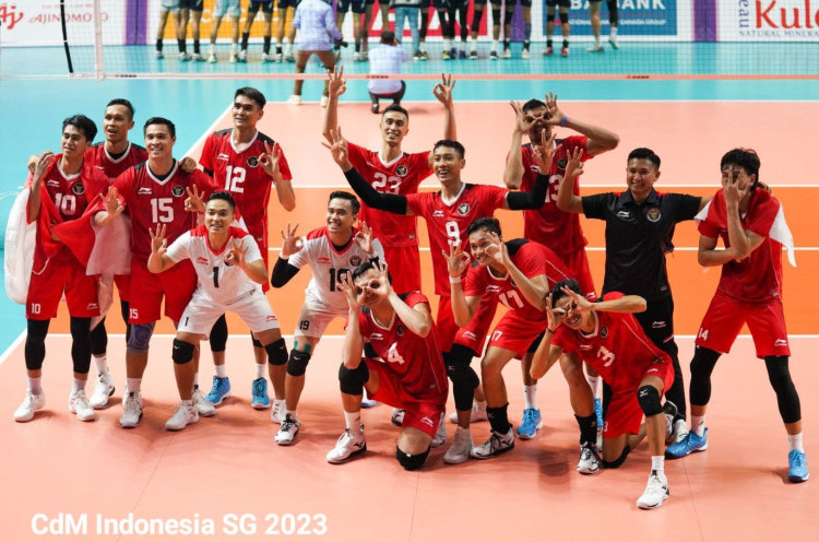 Klasemen Perolehan Medali SEA Games 2023, Senin (8/5): Indonesia Menutup Hari dengan Emas Voli Putra
