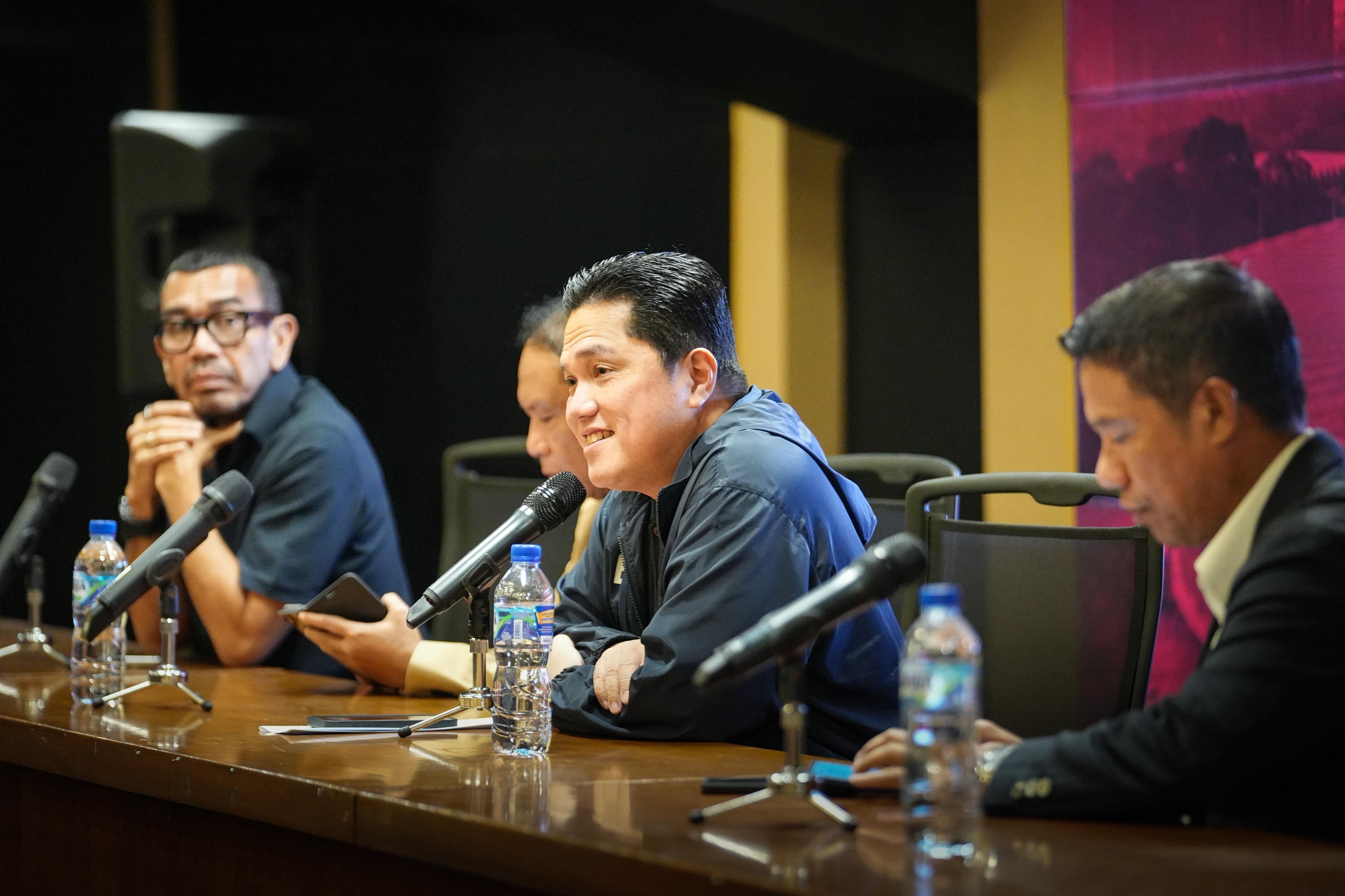 Susunan Komite PSSI Dirombak, Erick Thohir dan Ratu Tisha Out