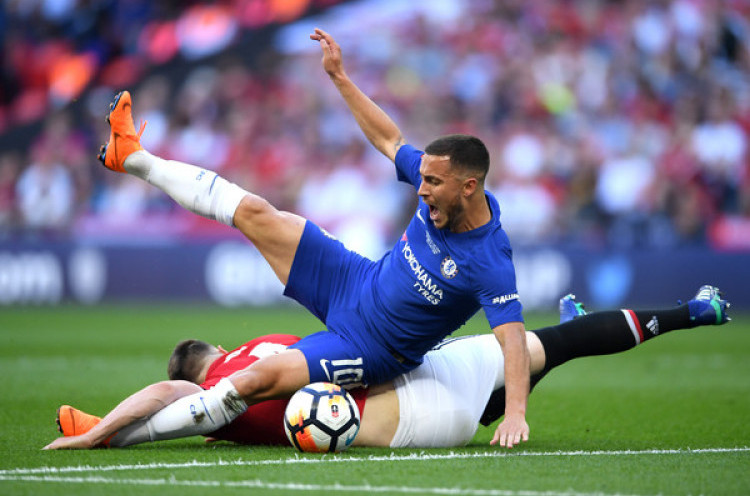 Piala Dunia 2018: Pelatih Timnas Belgia Pastikan Cedera Eden Hazard Tidak Parah