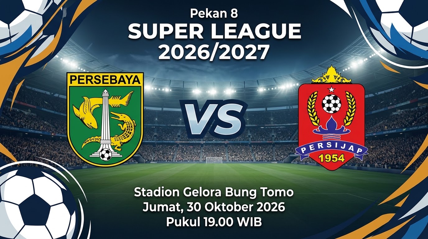 Prediksi dan Link Streaming Persebaya vs Persijap: Amankan 3 Poin di Kandang