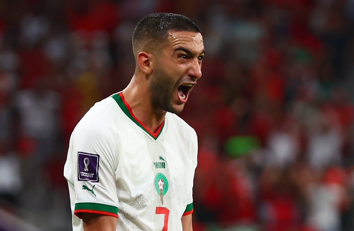 Bintang Laga Belgia Vs Maroko: Hakim Ziyech, Otak dan Mesin Singa Atlas