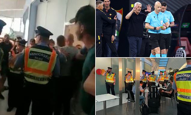 Suporter AS Roma Serang Wasit Anthony Taylor di Bandara