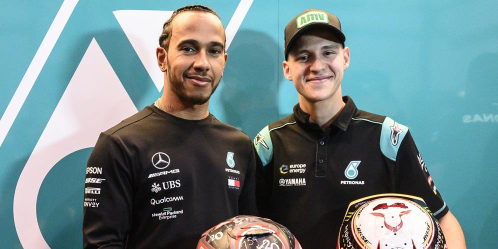 Quartararo Jadikan Hamilton sebagai Patron Hidup