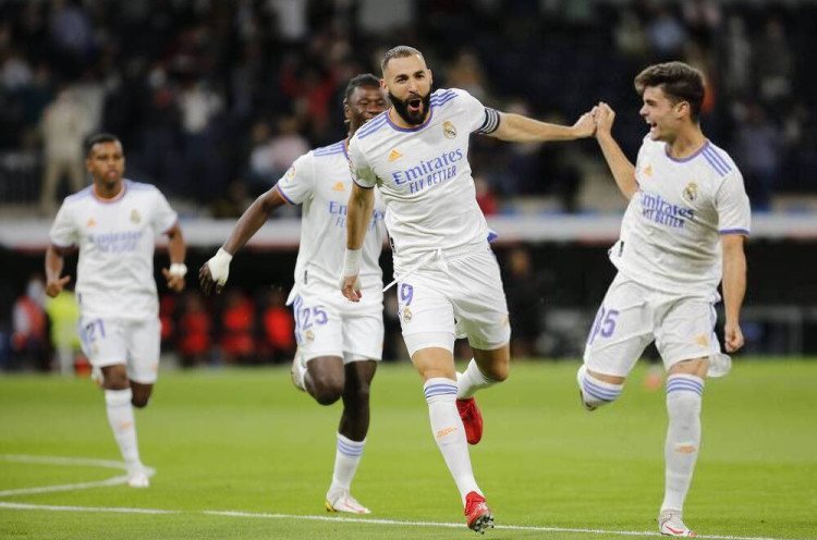 Hasil Laga Liga-liga Eropa: Real Madrid Pesta Gol, Milan Jaga Momentum