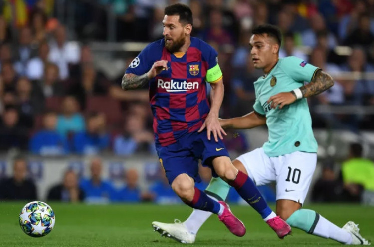 Pelatih Barcelona Manfaatkan Pesona Messi untuk Goda Lautaro Martinez