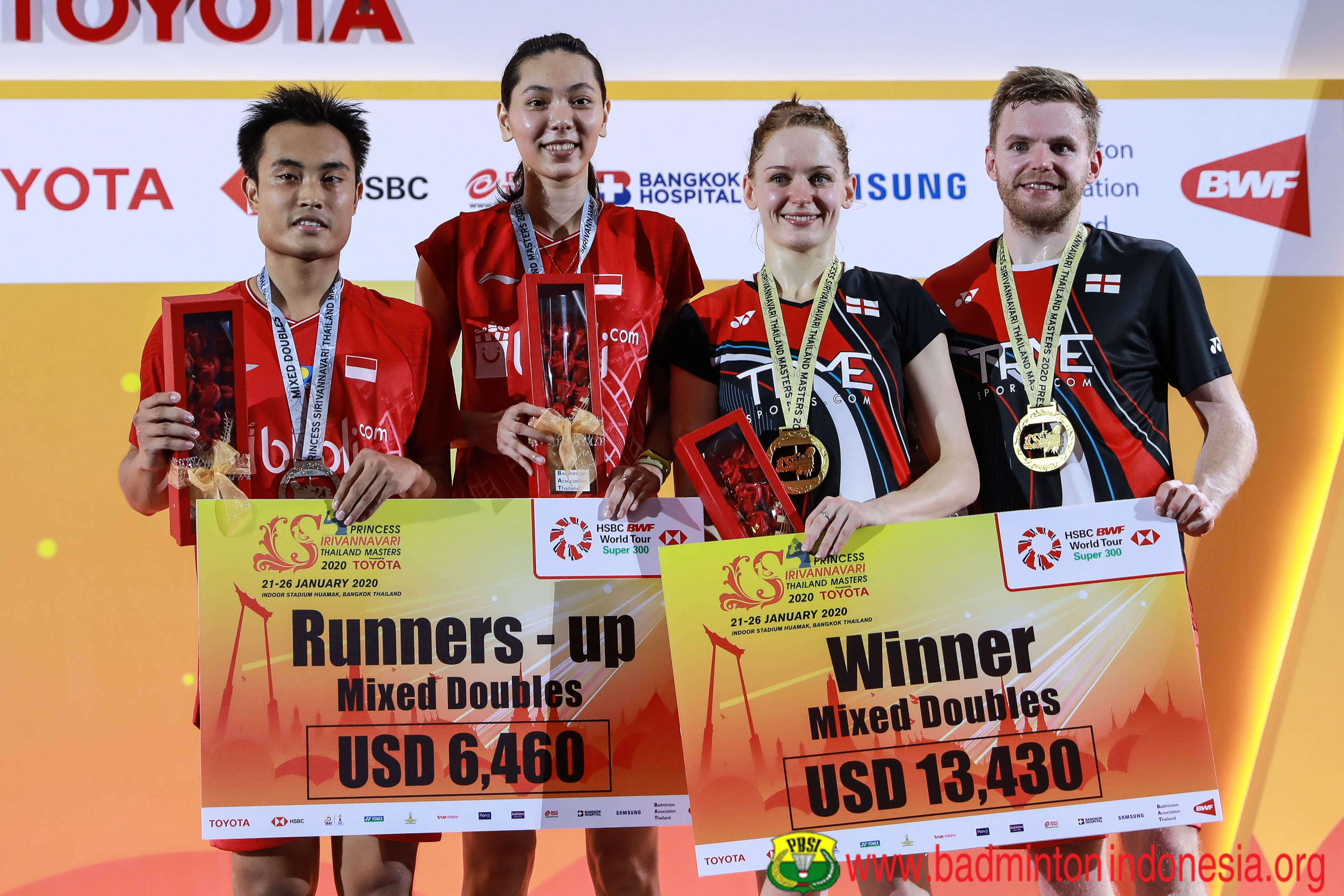 Hafiz/Gloria Pulang dengan Tangan Hampa dari Thailand Masters 2020