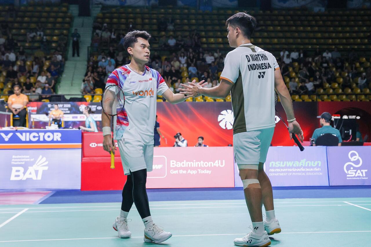 Hasil Thailand Open 2026: Kalahkan Pasangan China, Leo/Daniel Rebut Tiket ke Final