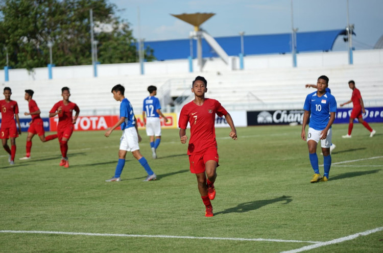 Timnas Indonesia U-15 Gilas Singapura 3-0 Usai Tekuk Vietnam 2-0 di Piala AFF U-15