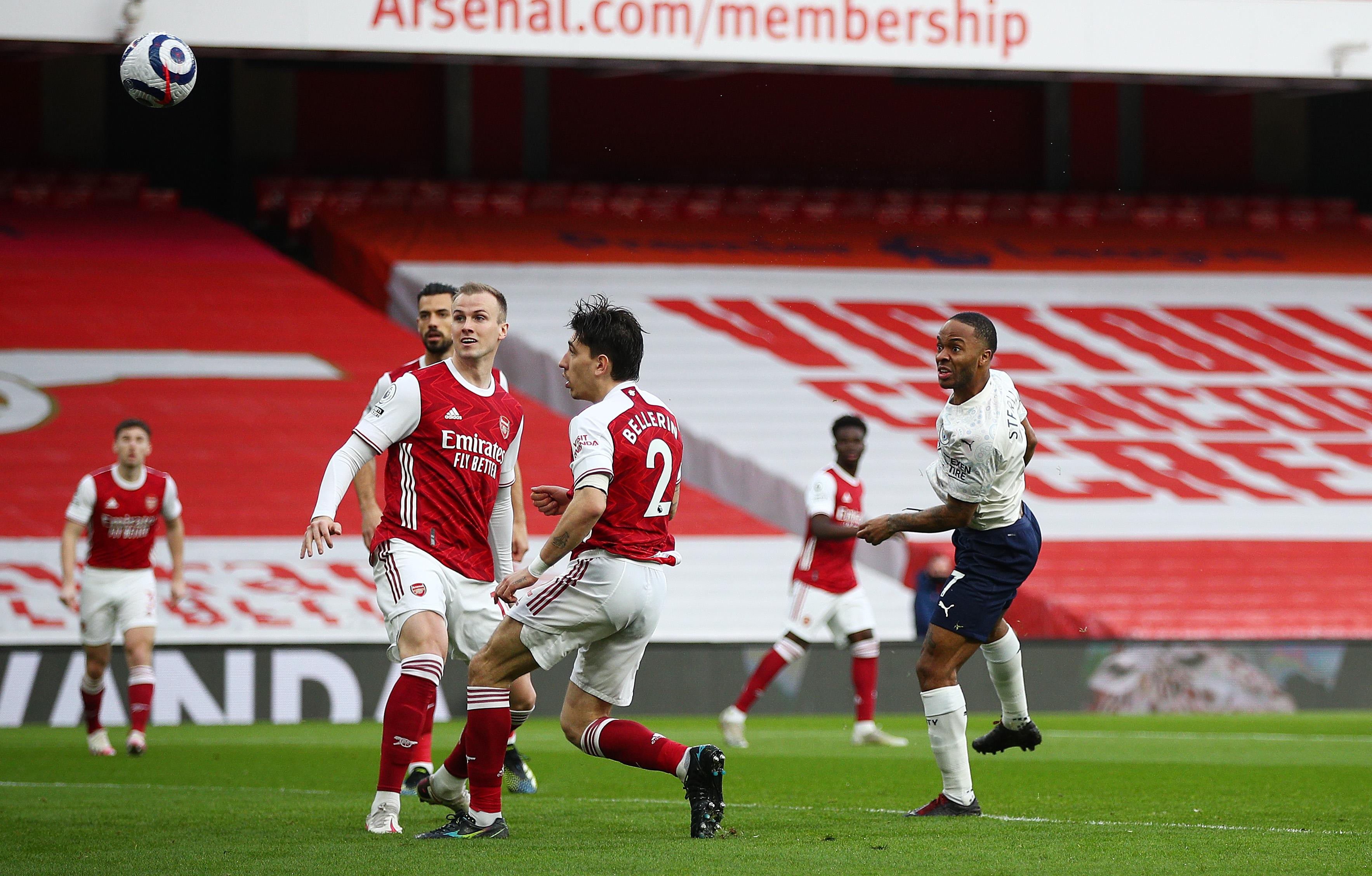 Arteta Geram Lihat Cara Sterling Bobol Gawang Arsenal