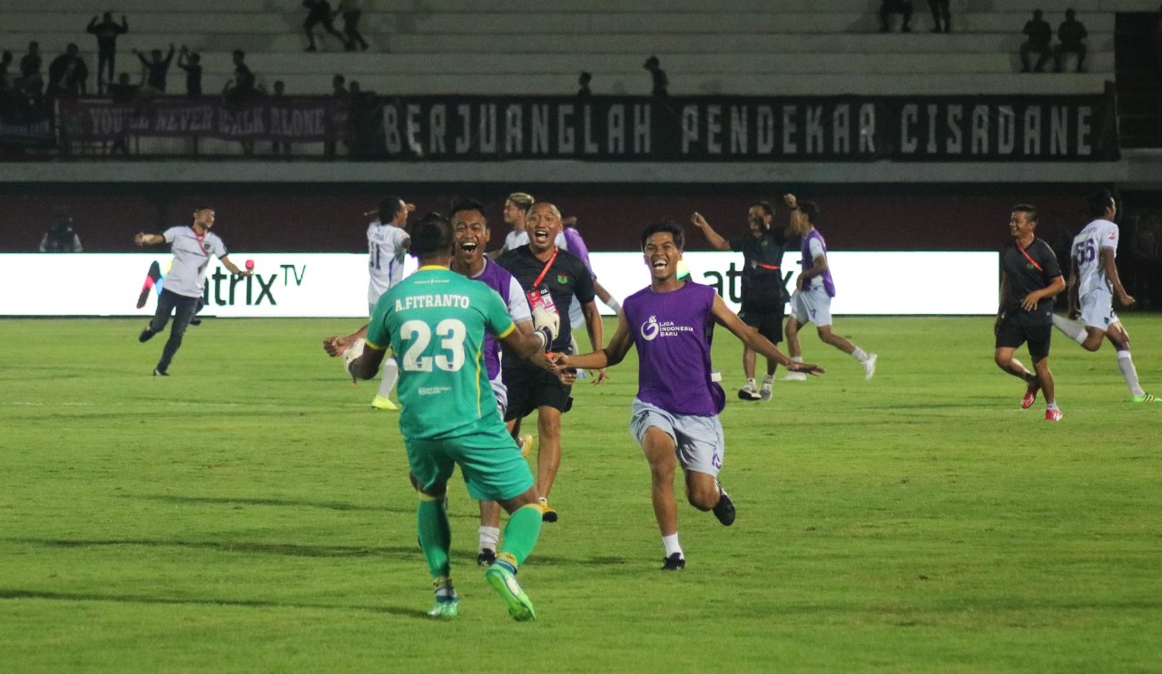 Semifinal Liga 2: Kalahkan Sriwijaya FC Lewat Adu Penalti, Persita Promosi ke Liga 1 Sekaligus ke Final