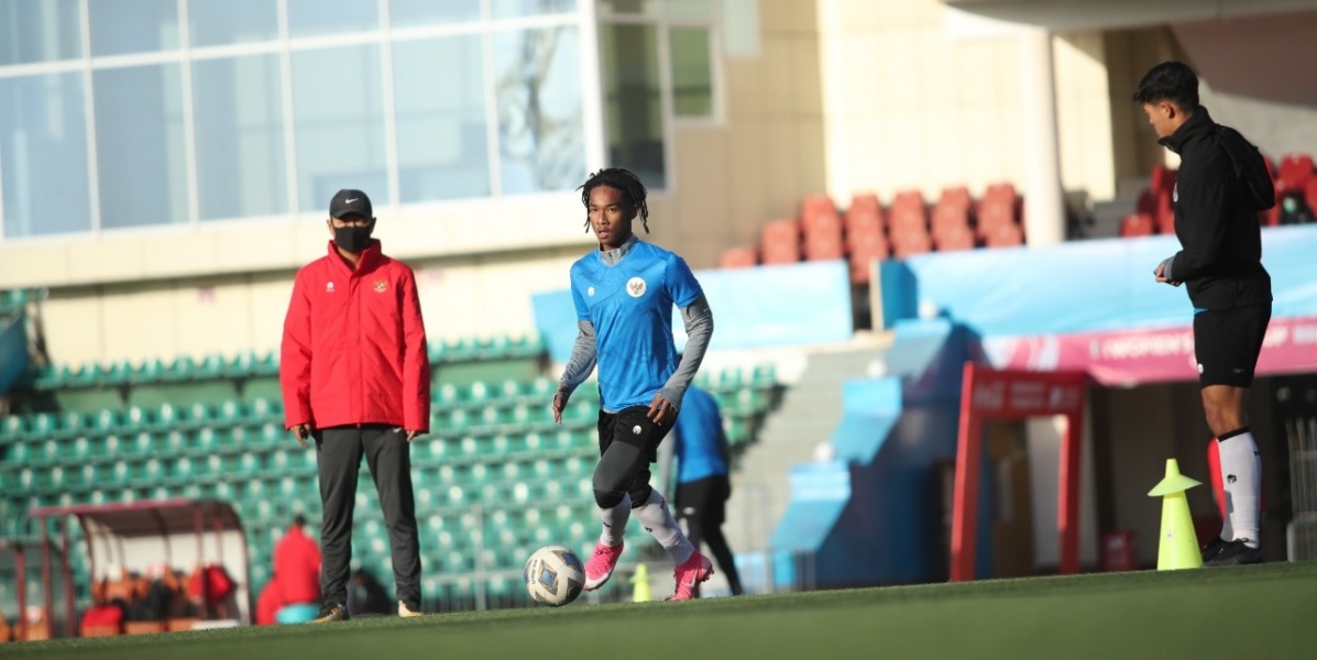 Termuda di Timnas Indonesia U-23, Ronaldo Kwateh Tak Minder