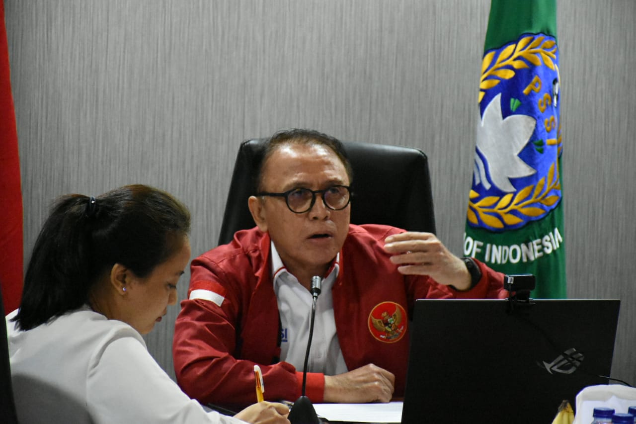 Gelar Pertemuan Virtual, Ketum PSSI Menantikan Shin Tae-yong di Indonesia