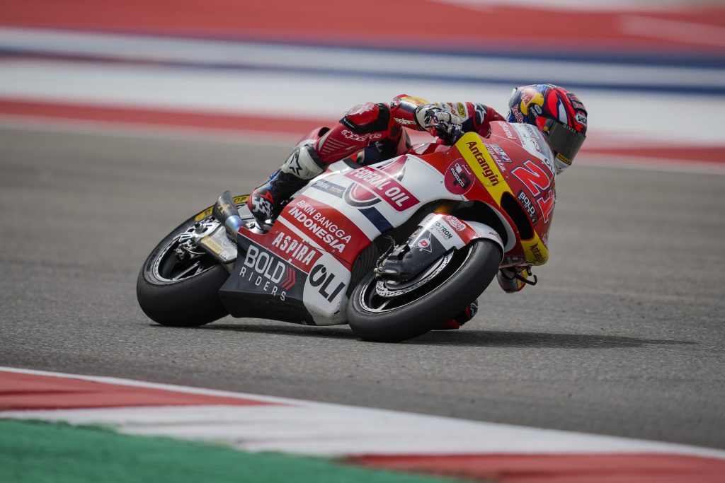 Start di Posisi Ketiga, Diggia Percaya Diri Taklukkan Moto2 Amerika