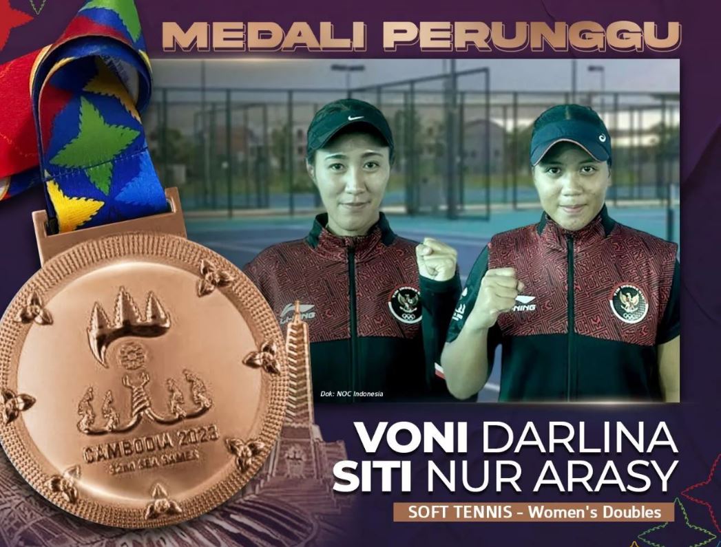 SEA Games 2023: Indonesia Tambah Medali Perunggu dari Soft Tennis