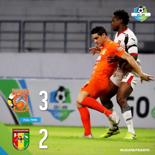 Borneo FC 3-2 Mitra Kukar, Kejar-Mengejar Gol Warnai Drama Kemenangan Pesut Etam