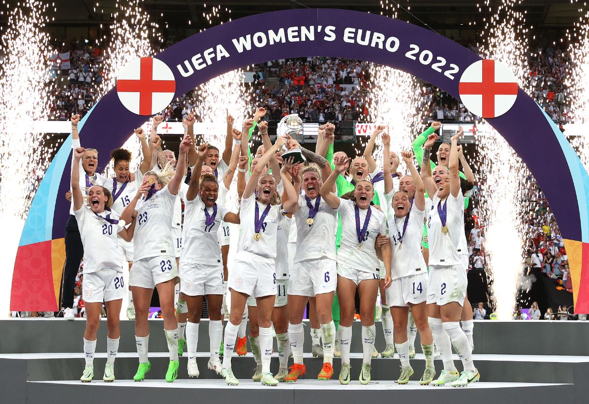 Diwarnai Rekor Kehadiran di Wembley, Timnas Putri Inggris Juara Piala Eropa 2022