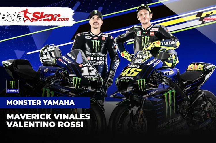 Profil Tim MotoGP 2020: Monster Energy Yamaha, Musim Terakhir Rossi dan Kembalinya Lorenzo